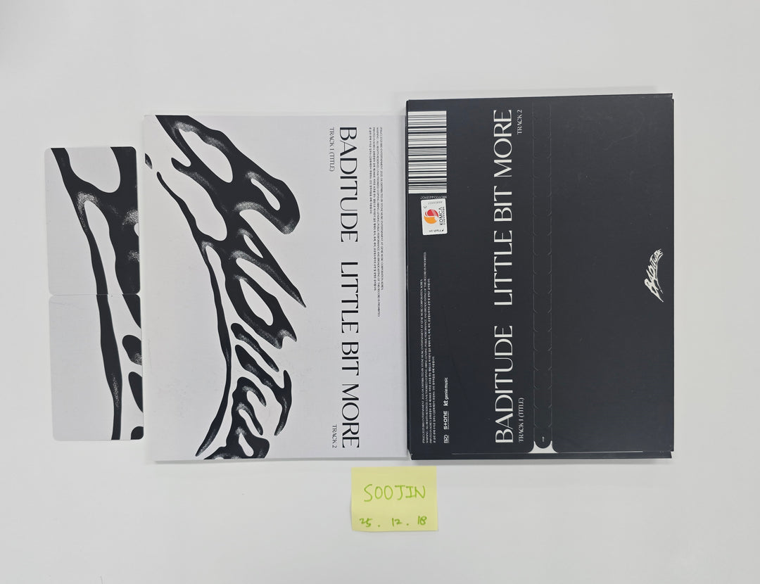 SOOJIN "BADITUDE " - Hand Autograhped(Signed) Album [25.12.18]