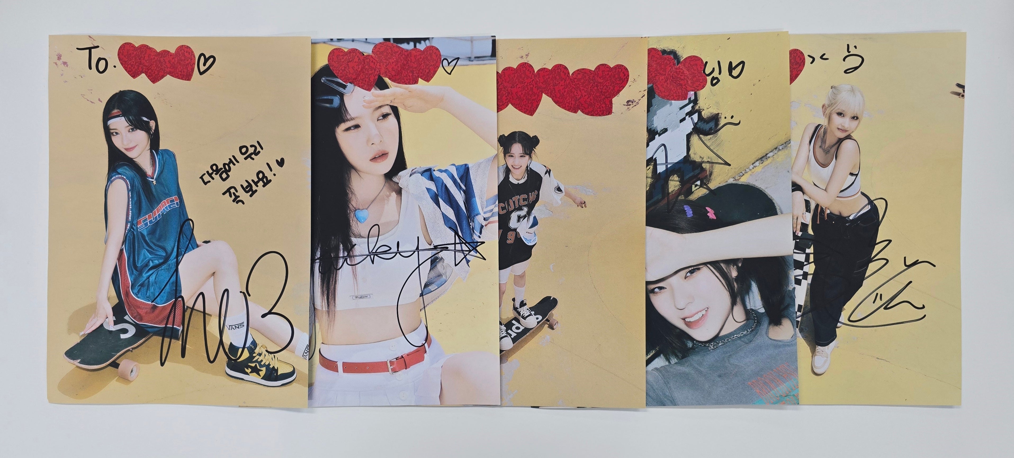 ICHILLIN チェリン サイン入り ポラロイド アイチリン ICHILLIN - HALLYUSUPERSTORE