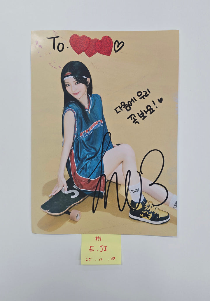 ICHILLIN "I'M ON IT!" - A Cut Page From Fansign Event Album [25.12.18]