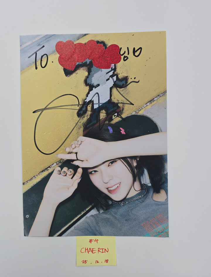 ICHILLIN "I'M ON IT!" - A Cut Page From Fansign Event Album [25.12.18]