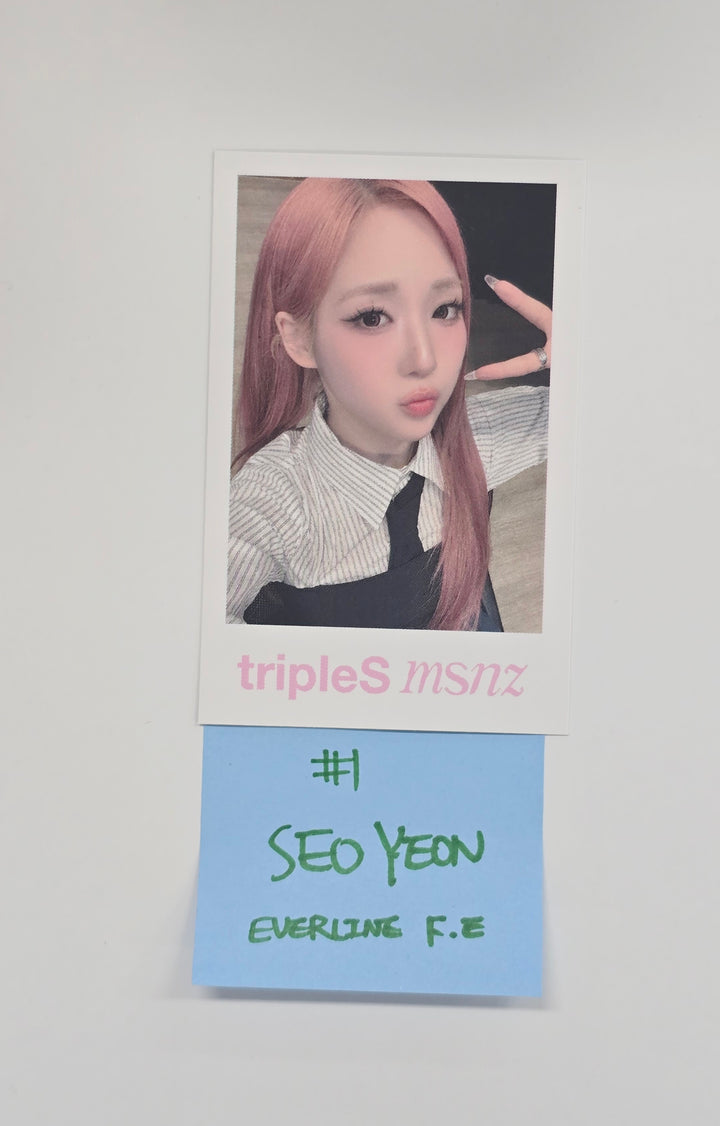 Triples_msnz "Beyond Beauty" - Everline Fansign Event Polaroid type Photocard (Objekt Music Album ver.) [25.12.18]