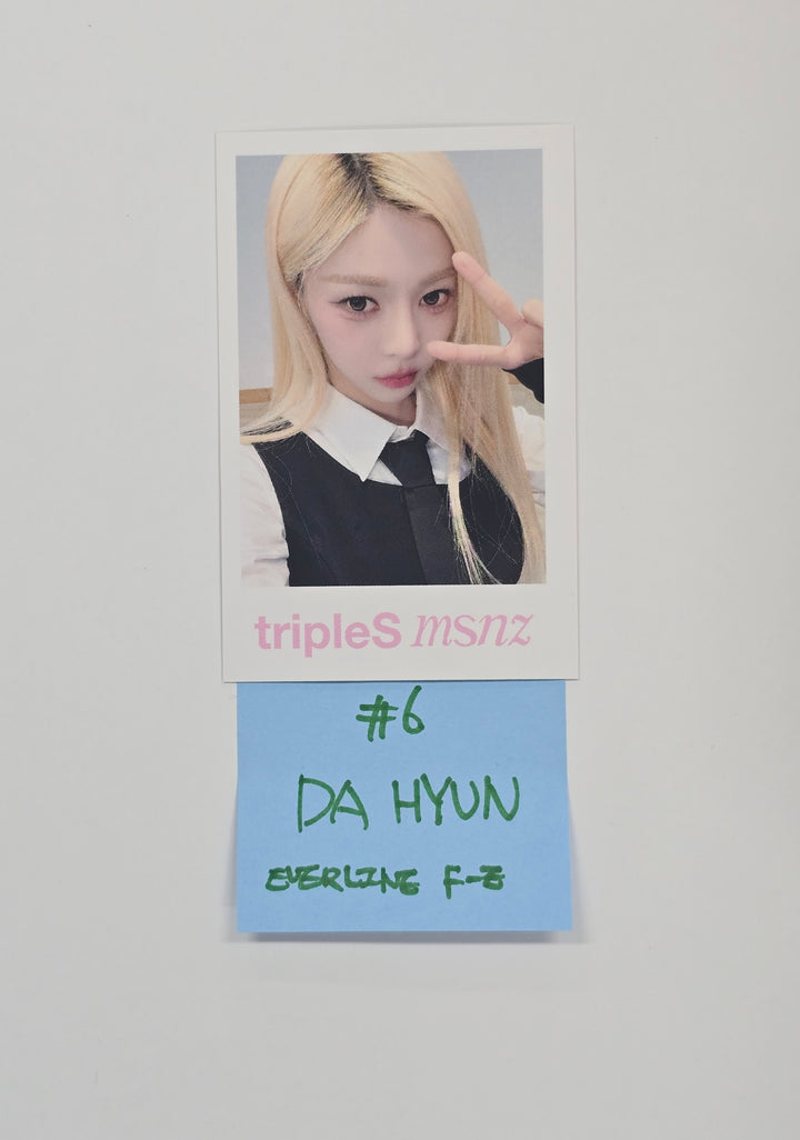 Triples_msnz "Beyond Beauty" - Everline Fansign Event Polaroid type Photocard (Objekt Music Album ver.) [25.12.18]