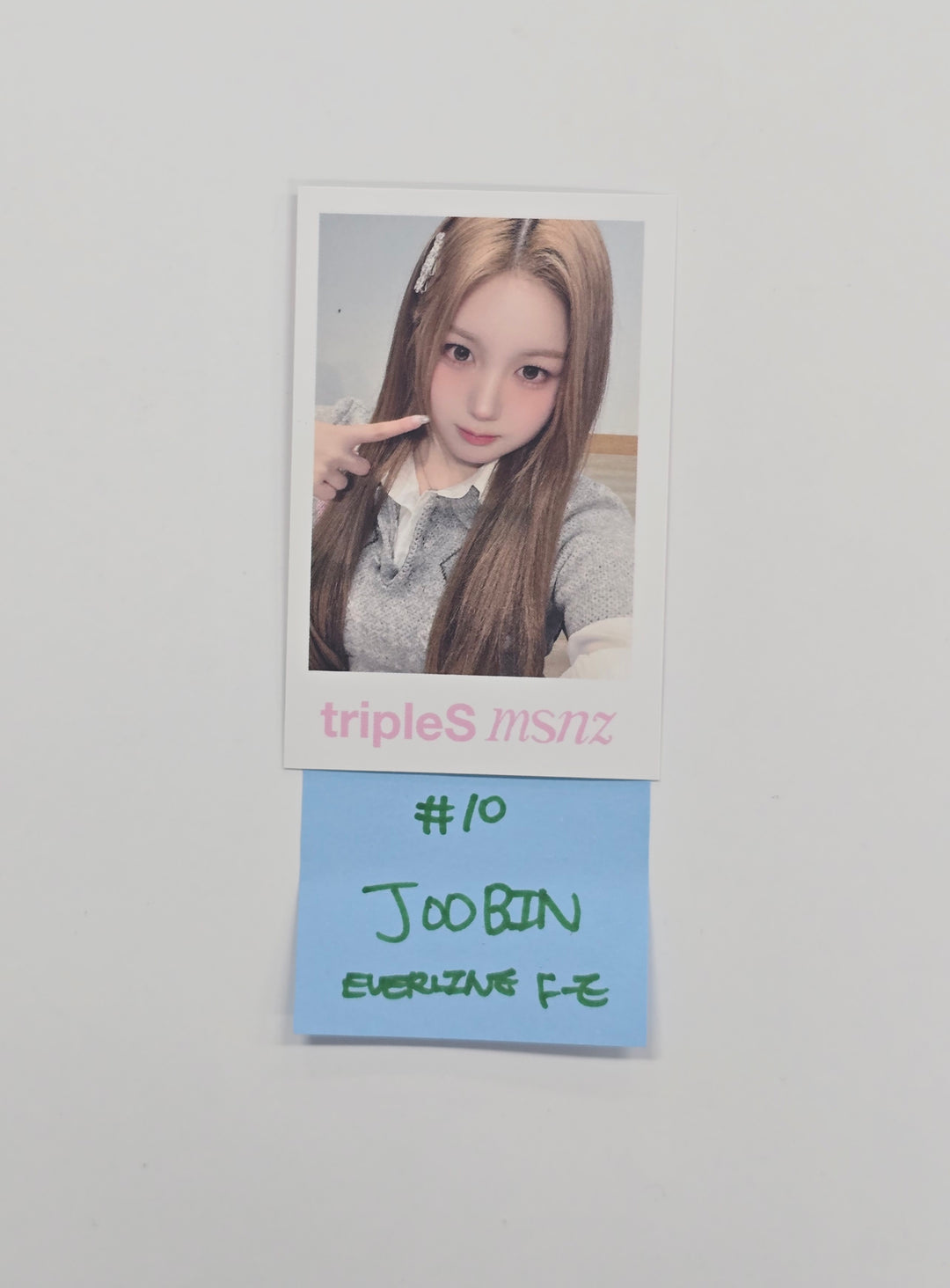 Triples_msnz "Beyond Beauty" - Everline Fansign Event Polaroid type Photocard (Objekt Music Album ver.) [25.12.18]