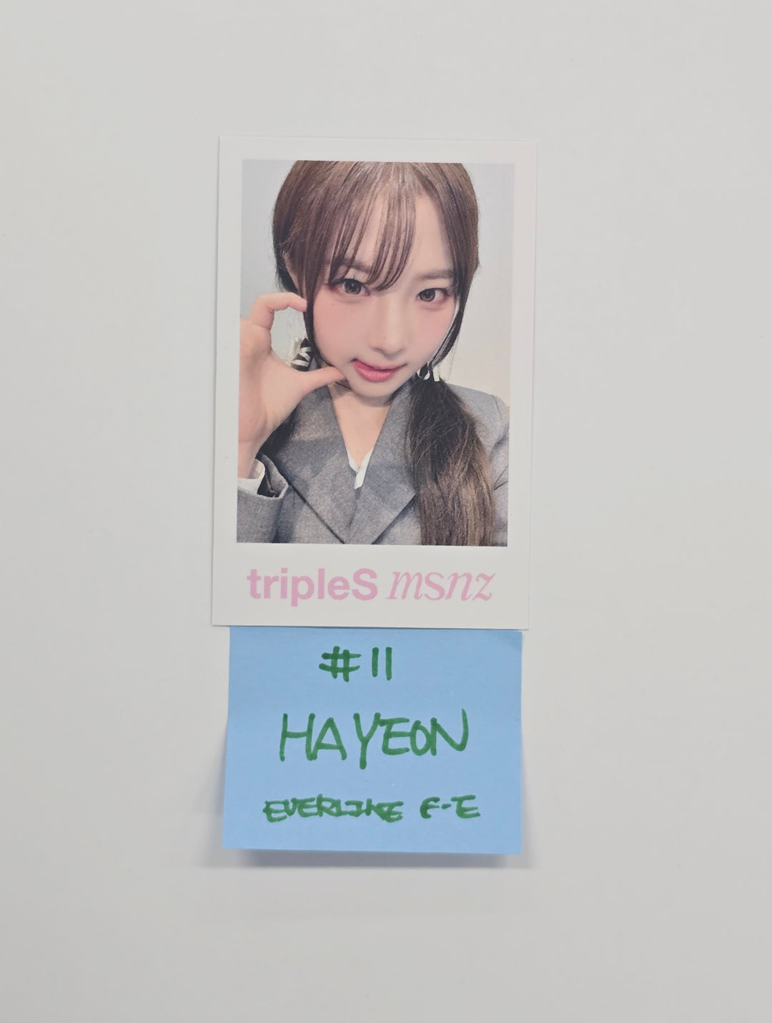 Triples_msnz "Beyond Beauty" - Everline Fansign Event Polaroid type Photocard (Objekt Music Album ver.) [25.12.18]