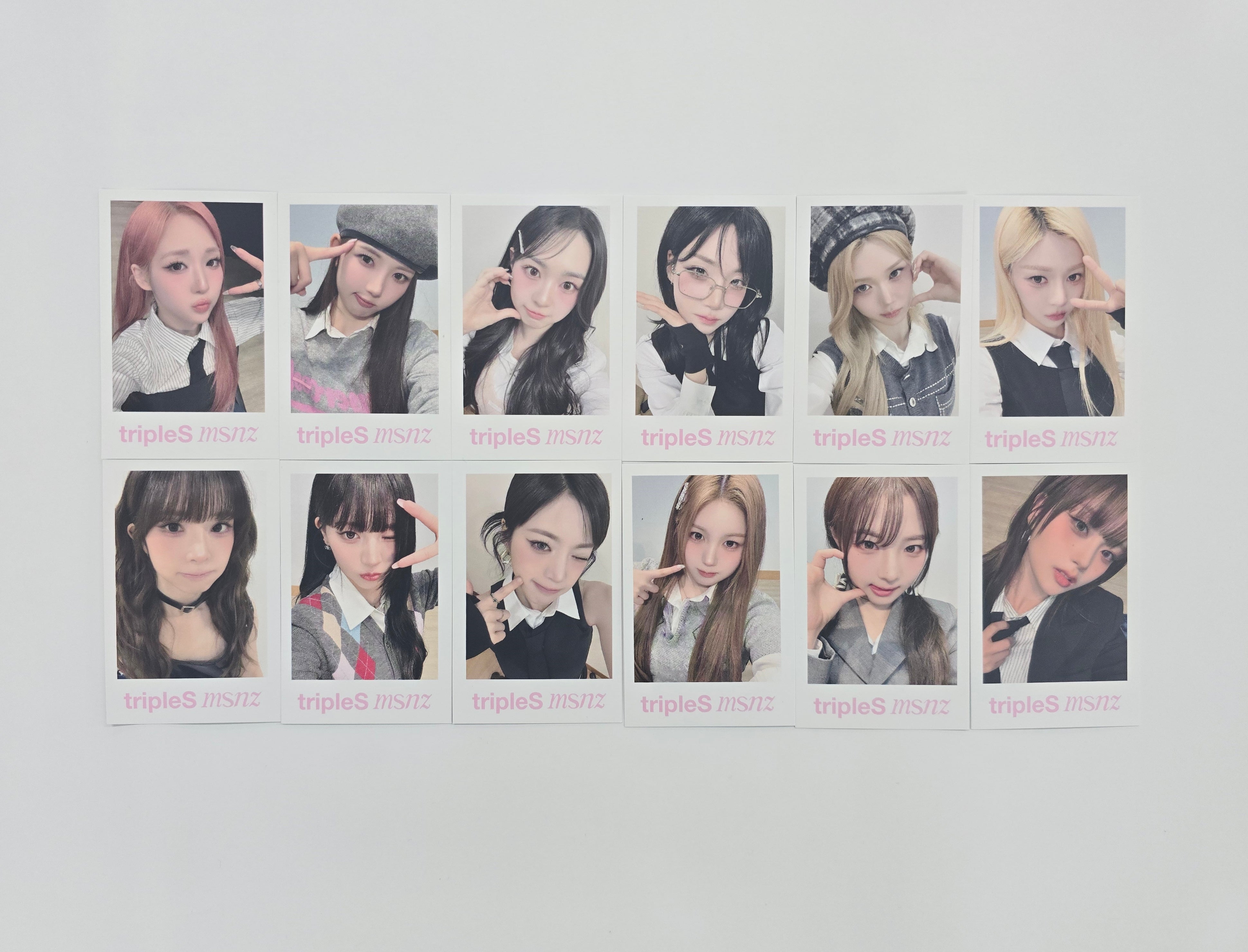 triples ユビン サイン入り ポラロイド triples ユビン サイン入り ポラロイド tripleS（トリプルエス） コン