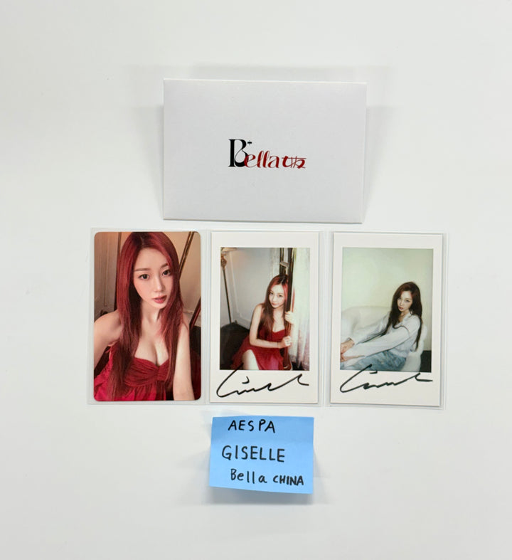 GISLEEL (of AESPA) - Bella china 2025.6 Photocard, Polaroid type Photocard set [25.12.18]