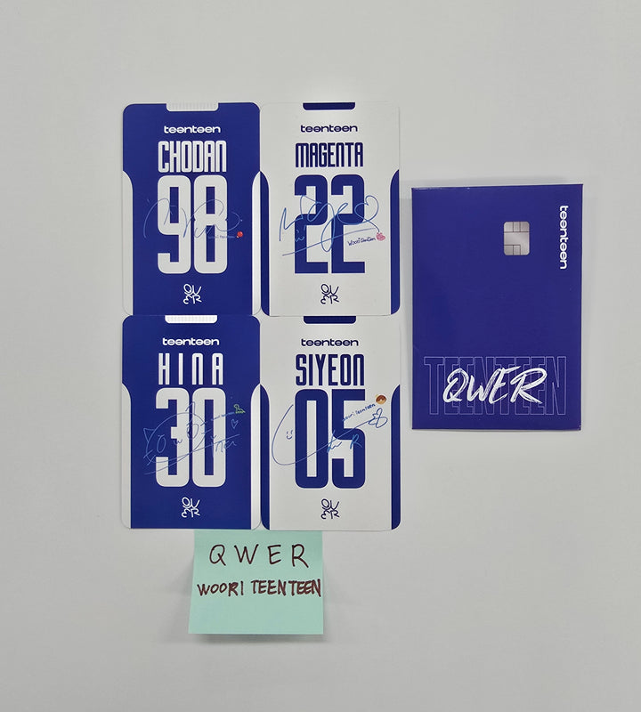 QWER - Woori TeenTeen Event Photocards Set (4EA) [25.12.19]