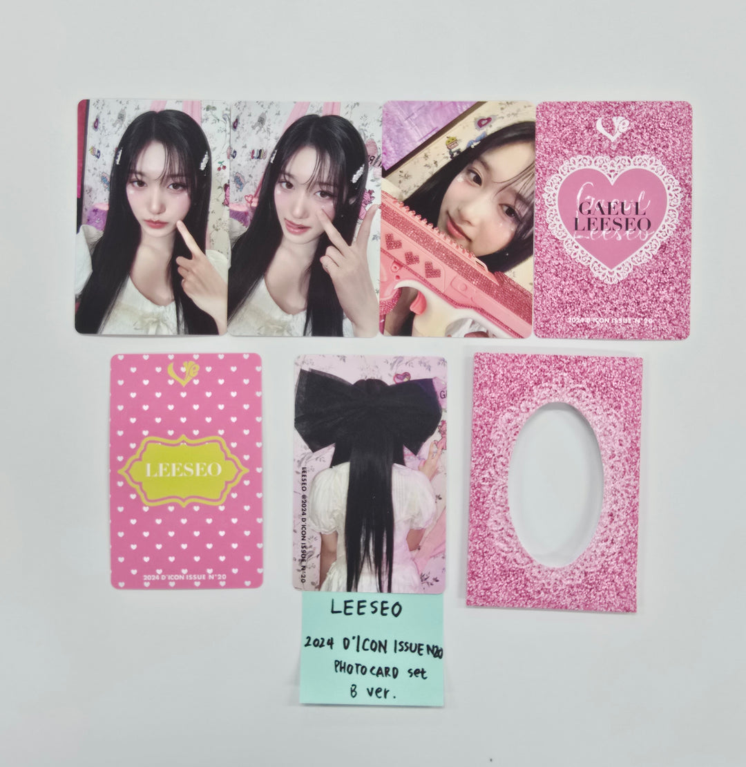 LEESEO (of IVE) - 2024 DICON ISSUE N20 Photocard set (B Ver.) [25.12.19]