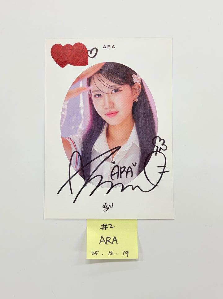 ILY:1 "New Chapter" - A Cut Page From Fansign Event Album [25.12.19]