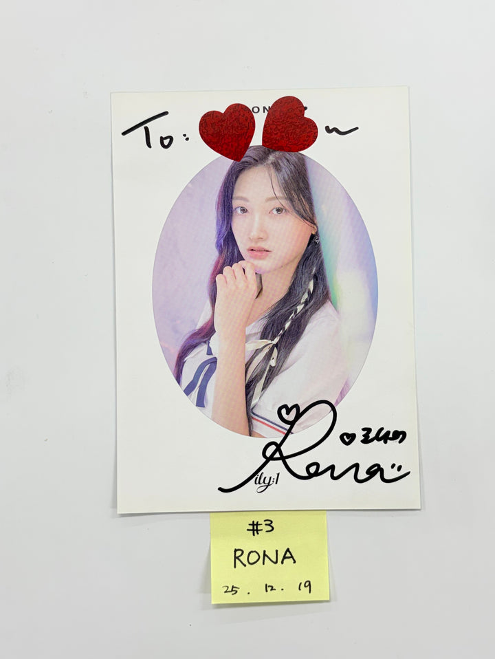 ILY:1 "New Chapter" - A Cut Page From Fansign Event Album [25.12.19]