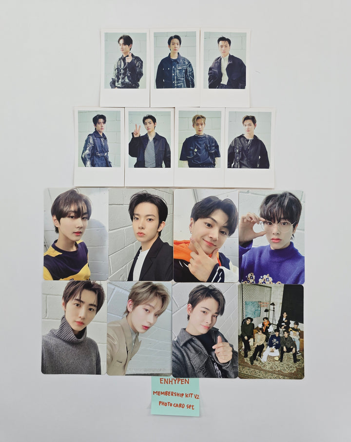 ENHYPEN "ENGENE"- Official MemberShip Kit V2 Photocard & Polaroid type Photocard Set [25.12.19]