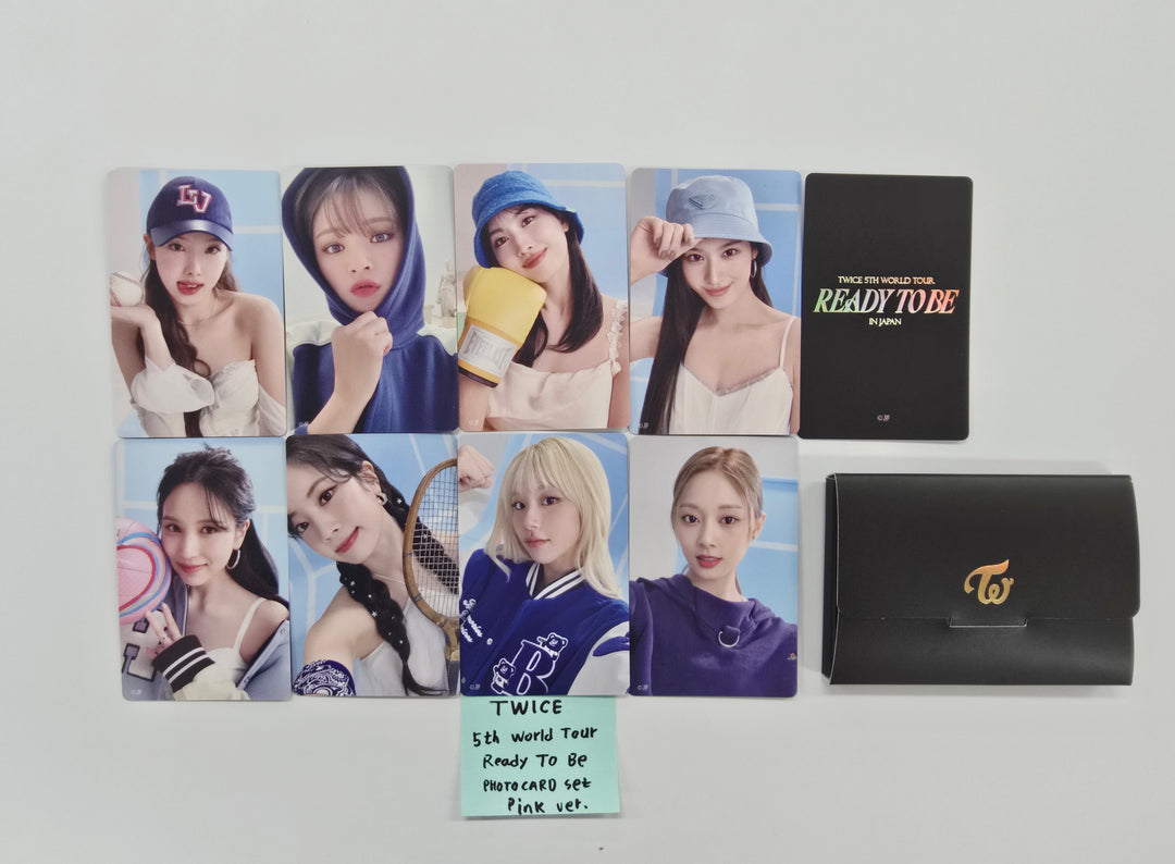 TWICE "READY TO BE" In Japan - 5th World Tour Upgrade Kit Photocard set (Pink Ver.) [25.12.19]