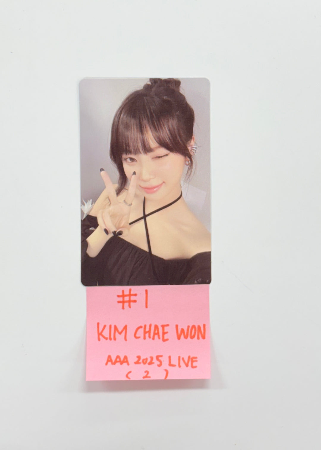 Le Sserafim "SPAGHETTI" - Weverse Shop "AAA 2025 LIVE" Special Gift Event Photocard [25.12.22]