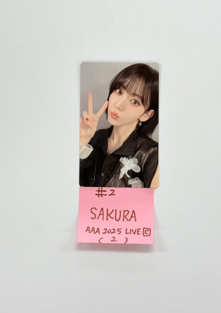 Le Sserafim "SPAGHETTI" - Weverse Shop "AAA 2025 LIVE" Special Gift Event Photocard (Compact Ver.) [25.12.22]