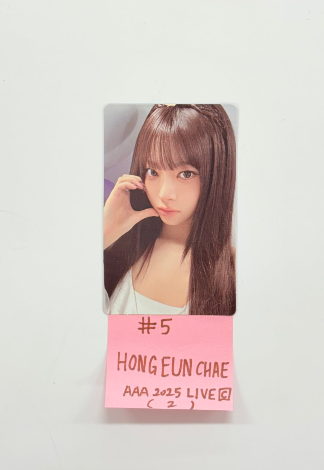 Le Sserafim "SPAGHETTI" - Weverse Shop "AAA 2025 LIVE" Special Gift Event Photocard (Compact Ver.) [25.12.22]