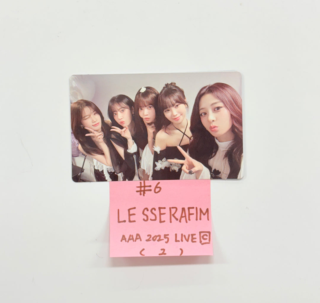 Le Sserafim "SPAGHETTI" - Weverse Shop "AAA 2025 LIVE" Special Gift Event Photocard (Compact Ver.) [25.12.22]