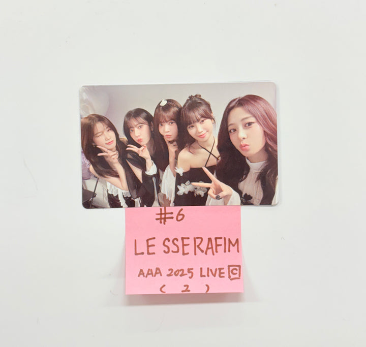Le Sserafim "SPAGHETTI" - Weverse Shop "AAA 2025 LIVE" Special Gift Event Photocard (Compact Ver.) [25.12.22]