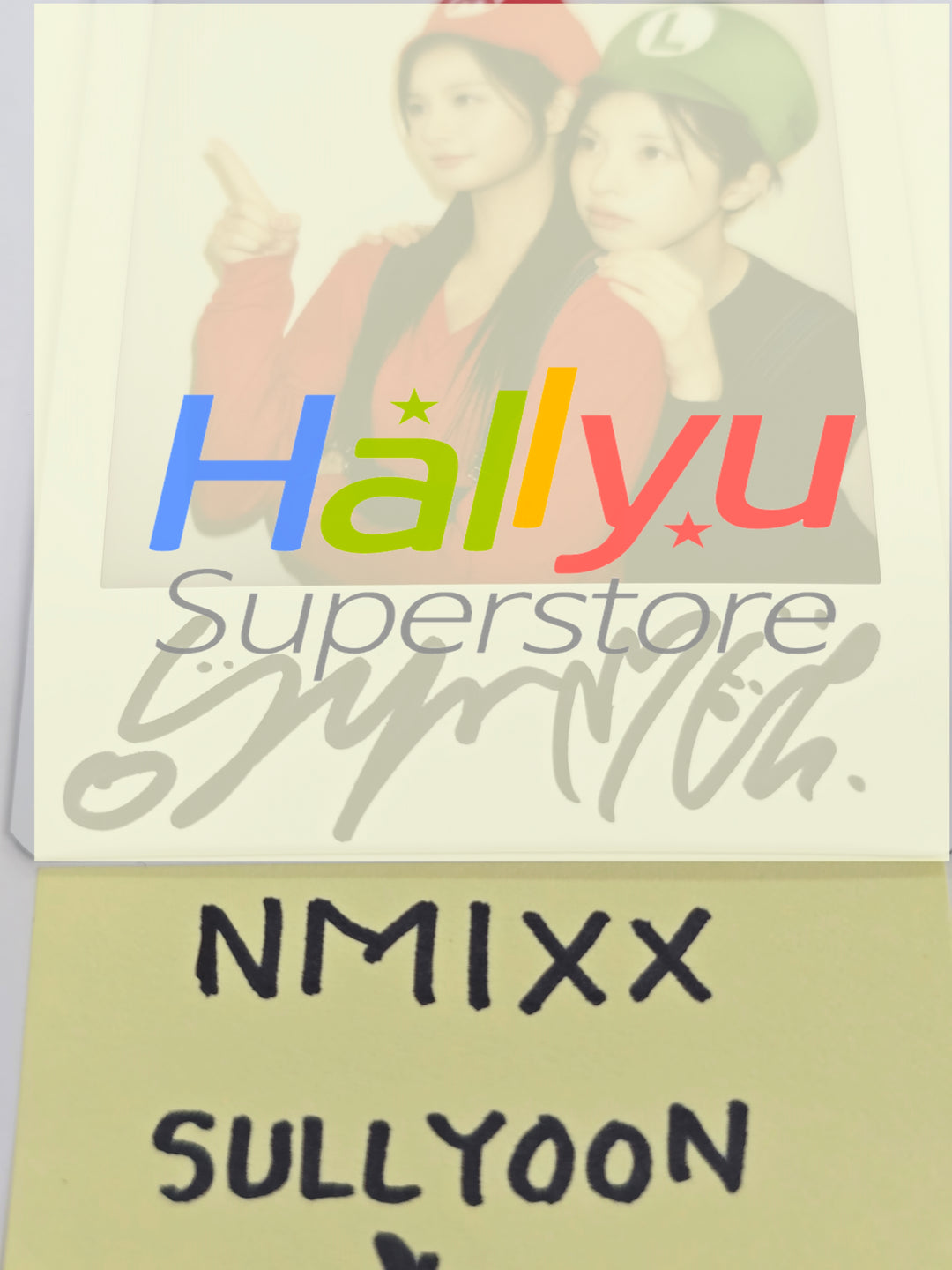 SULLYOON & BAE (of NMIXX) "Blue Valentine" - Hand Autograhped(Signed) Polaroid [25.12.22]