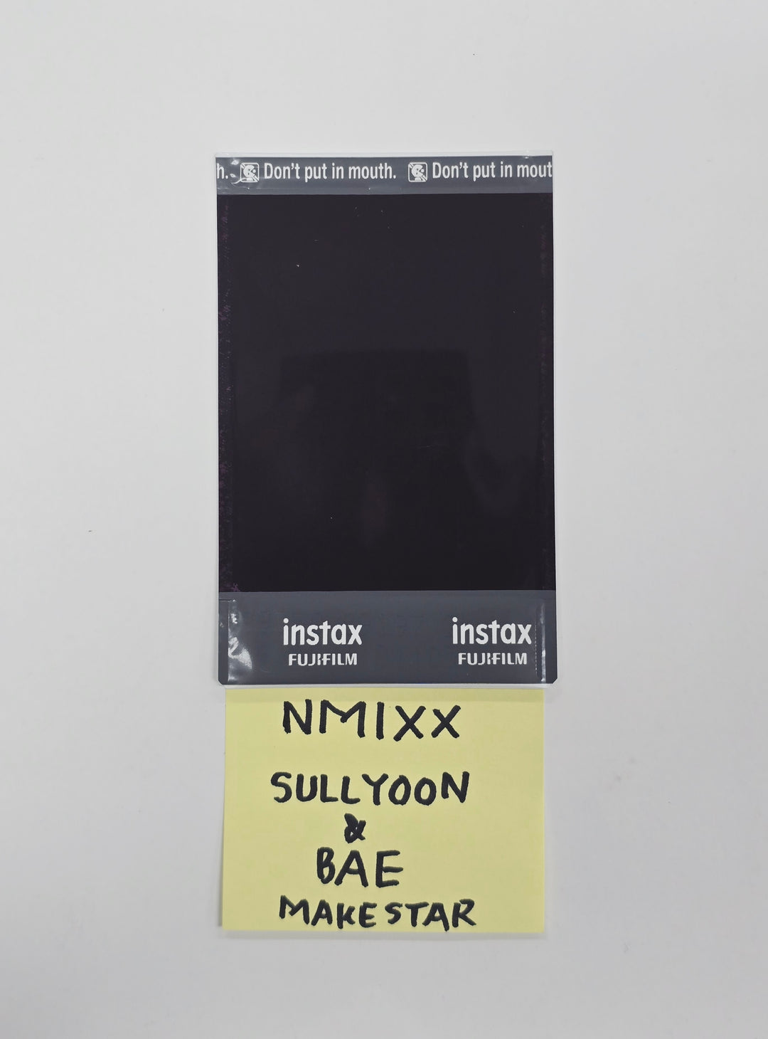 SULLYOON & BAE (of NMIXX) "Blue Valentine" - Hand Autograhped(Signed) Polaroid [25.12.22]