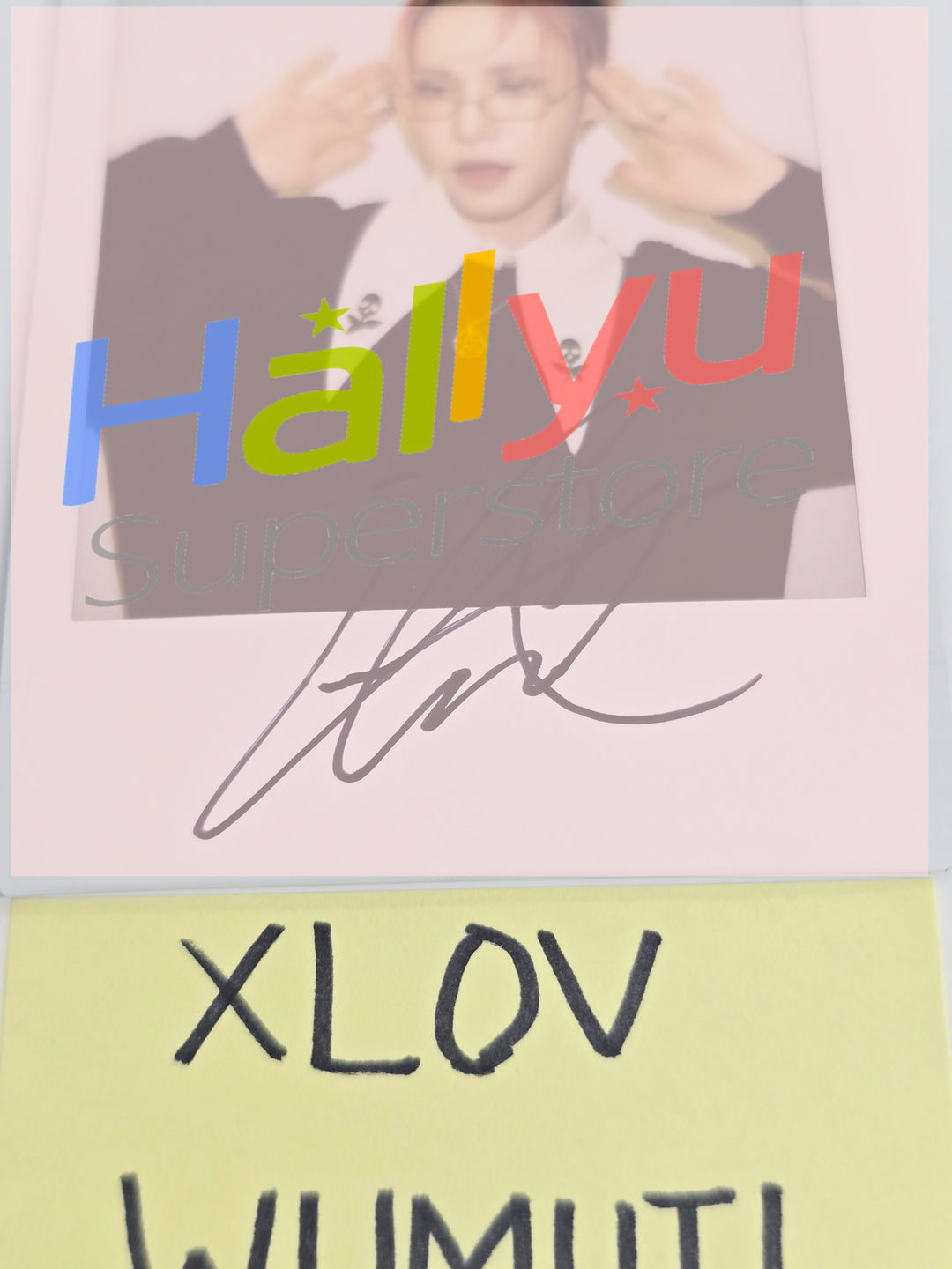 Wumuti (of XLOV) "UXLXVE" - Hand Autograhped(Signed) Polaroid [25.12.22]