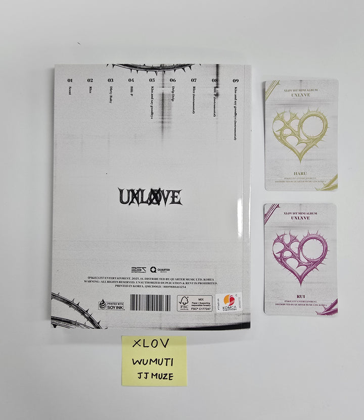 WUMUTI (of XLOV) "UXLXVE" - Hand Autographed(Signed) Album [25.12.22]