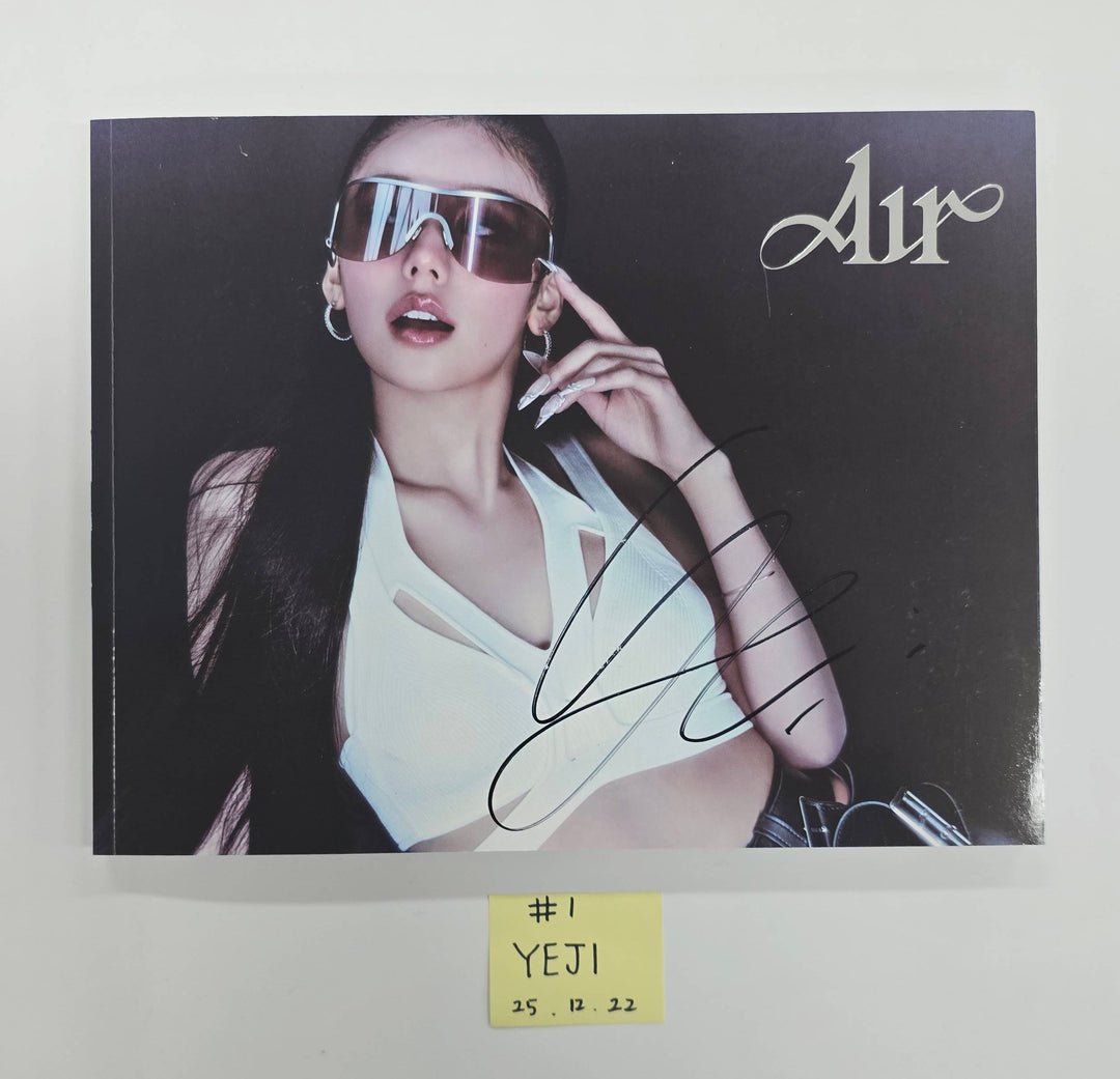 YEJI (Of ITZY) "Air" - Hand Autographed(Signed) Promo Album [25.12.22]