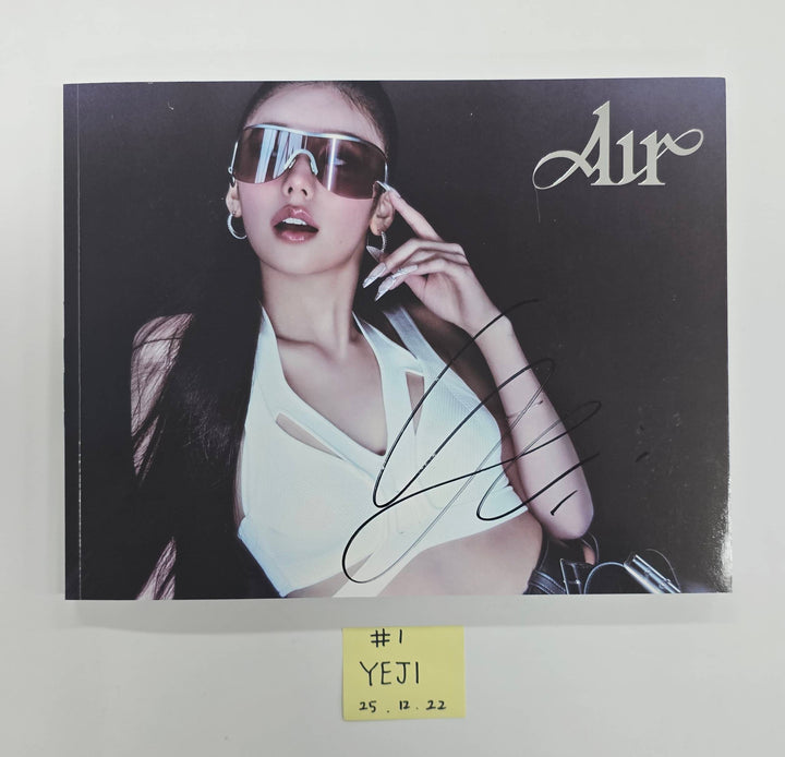 YEJI (Of ITZY) "Air" - Hand Autographed(Signed) Promo Album [25.12.22]