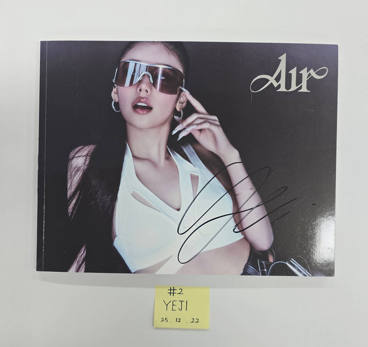 YEJI (Of ITZY) "Air" - Hand Autographed(Signed) Promo Album [25.12.22]