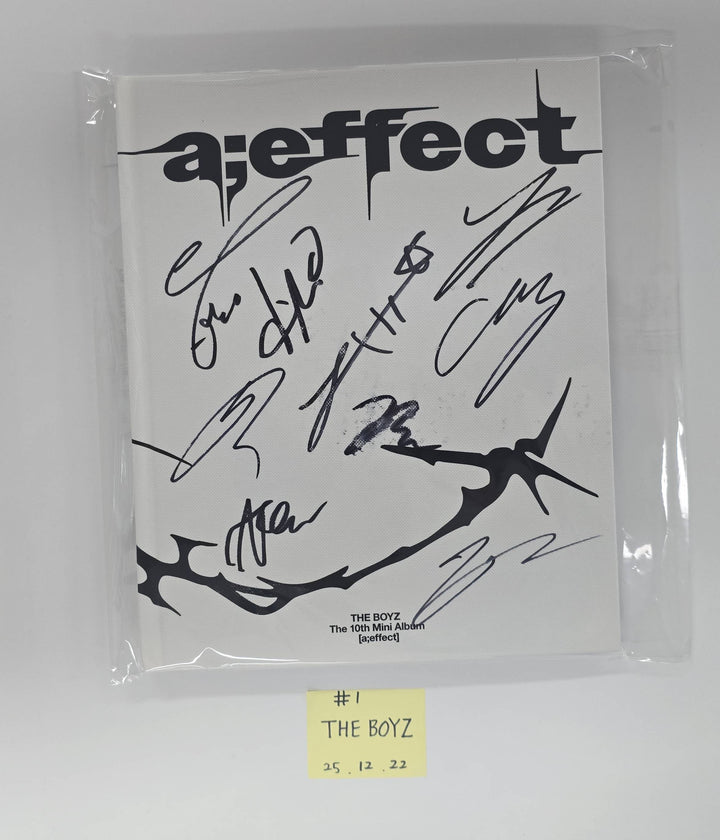 Theboyz "a;effect" - Hand Autographed(Signed) Promo Album [25.12.22]