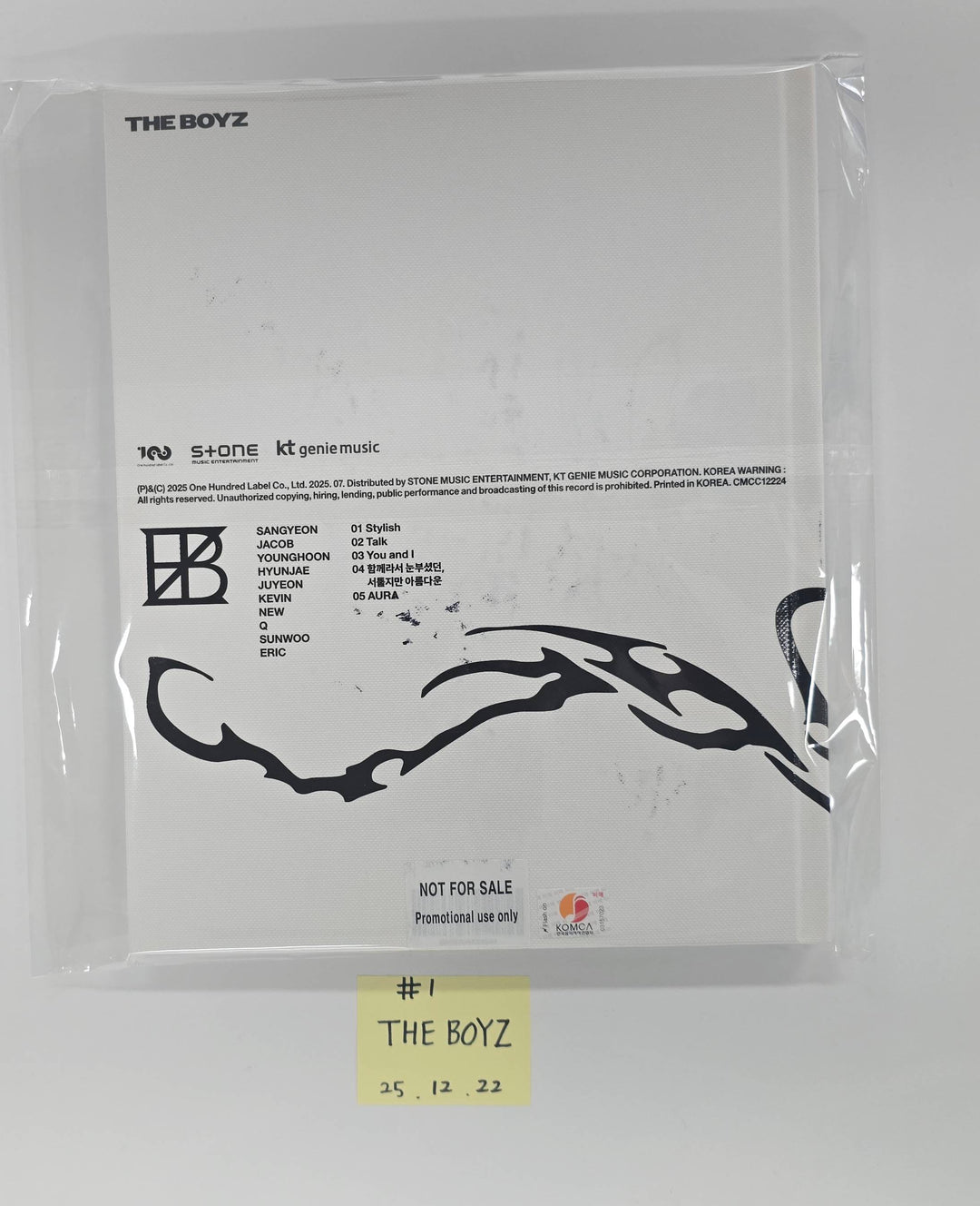 Theboyz "a;effect" - Hand Autographed(Signed) Promo Album [25.12.22]