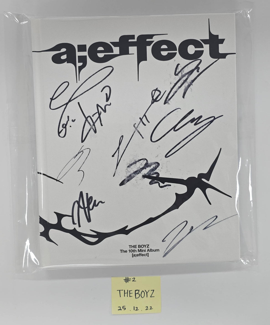 Theboyz "a;effect" - Hand Autographed(Signed) Promo Album [25.12.22]