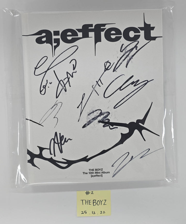 Theboyz "a;effect" - Hand Autographed(Signed) Promo Album [25.12.22]