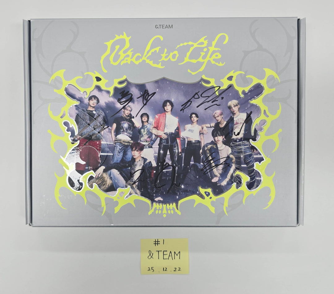 &TEAM "Back to Life" - Hand Autographed(Signed) Promo Album [25.12.22]