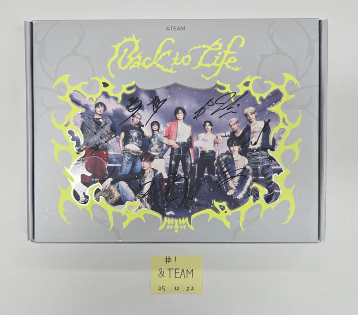 &TEAM "Back to Life" - Hand Autographed(Signed) Promo Album [25.12.22]