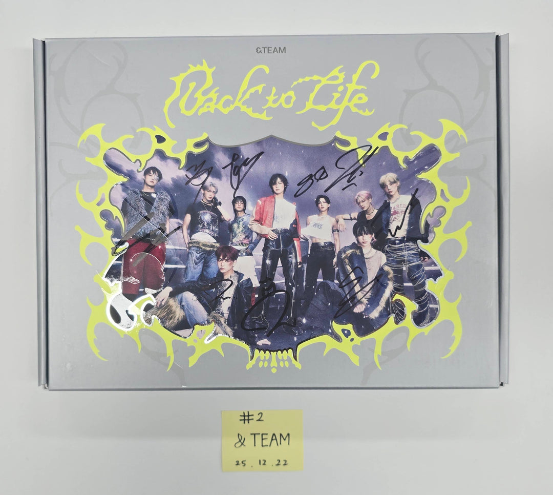 &TEAM "Back to Life" - Hand Autographed(Signed) Promo Album [25.12.22]