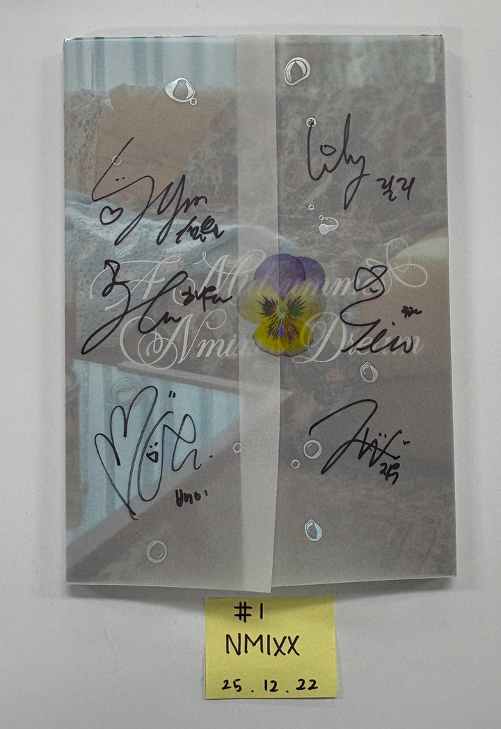 NMIXX "A Midsummer NMIXX’s Dream" - Hand Autographed(Signed) Promo Album [25.12.22] - Please Read !