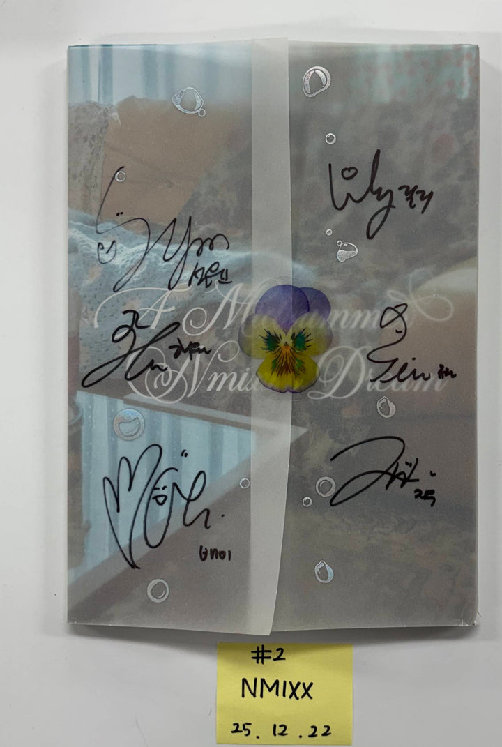 NMIXX "A Midsummer NMIXX’s Dream" - Hand Autographed(Signed) Promo Album [25.12.22] - Please Read !