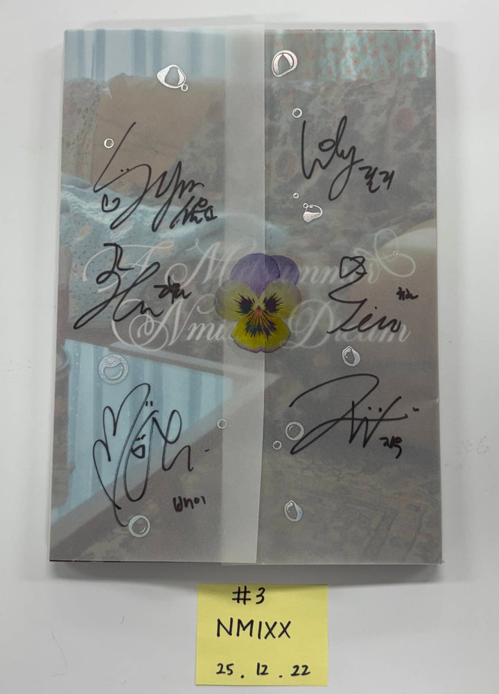 NMIXX "A Midsummer NMIXX’s Dream" - Hand Autographed(Signed) Promo Album [25.12.22] - Please Read !