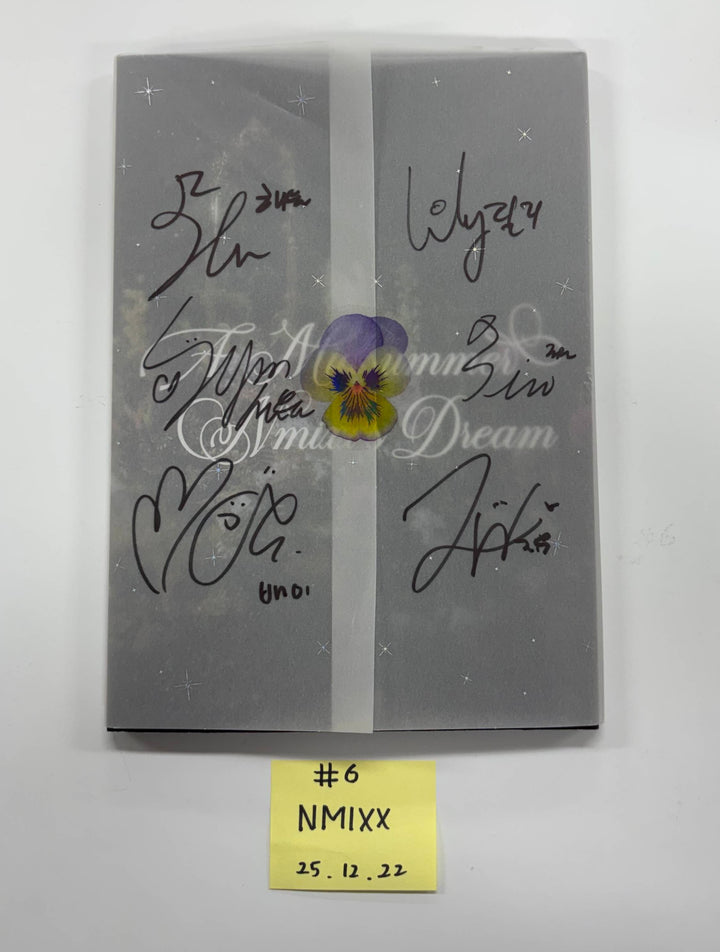 NMIXX "A Midsummer NMIXX’s Dream" - Hand Autographed(Signed) Promo Album [25.12.22] - Please Read !