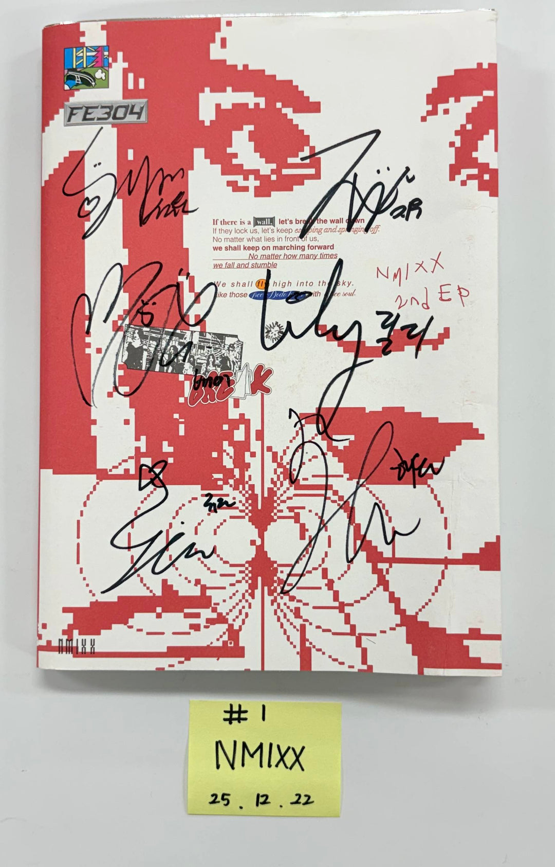 NMIXX "Fe3O4: BREAK" - Hand Autographed(Signed) Promo Album [25.12.22]
