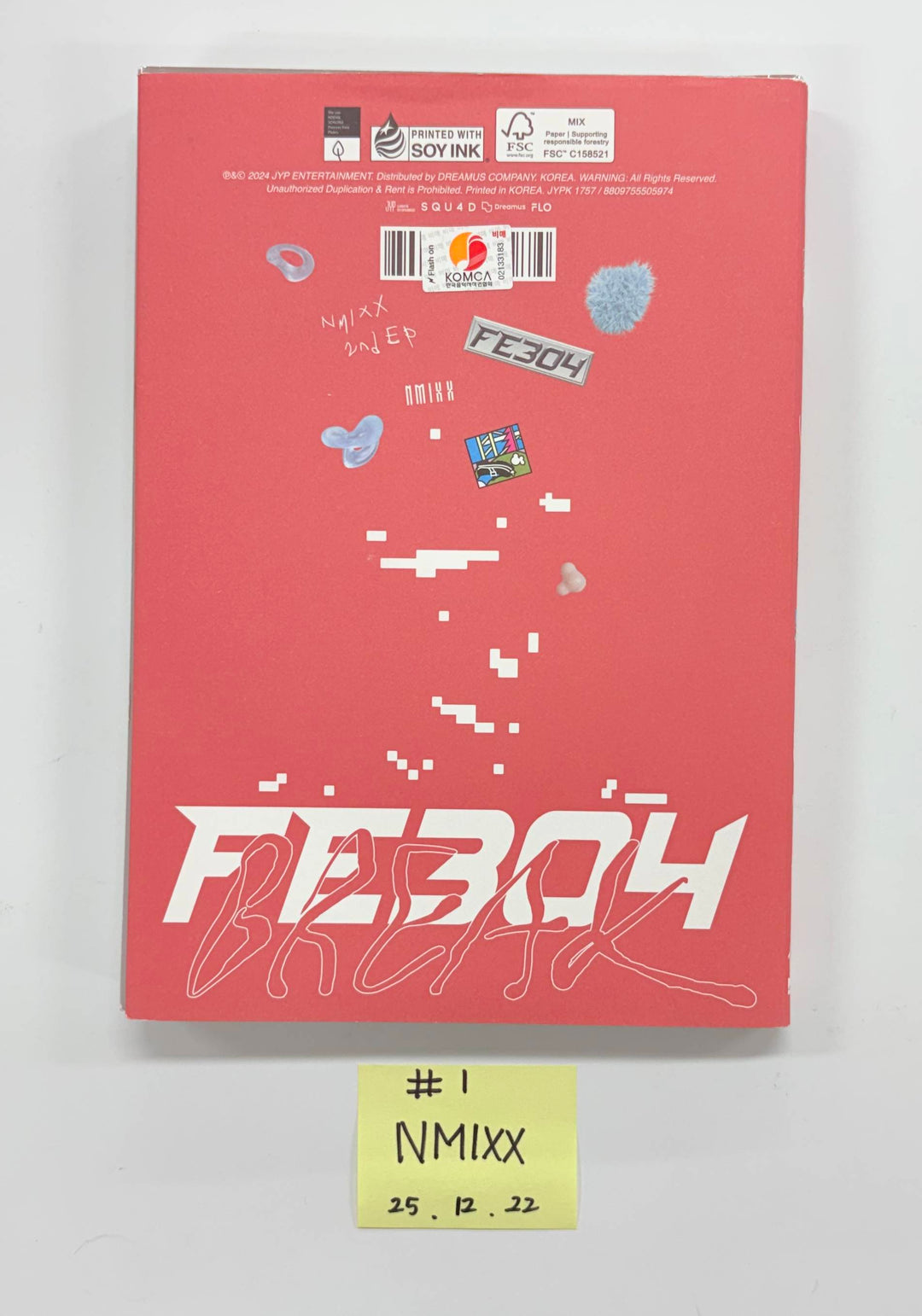 NMIXX "Fe3O4: BREAK" - Hand Autographed(Signed) Promo Album [25.12.22]