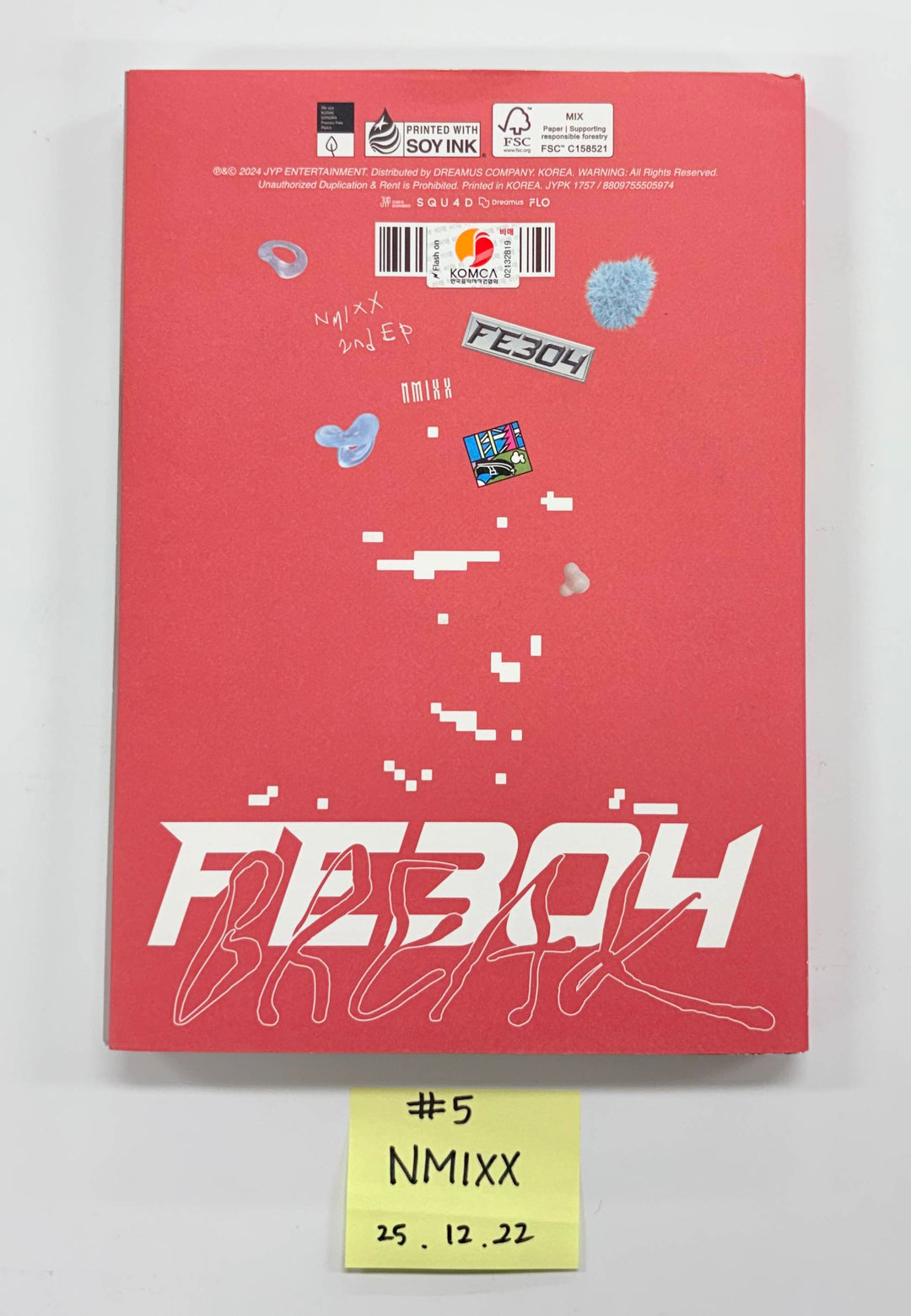 NMIXX "Fe3O4: BREAK" - Hand Autographed(Signed) Promo Album [25.12.22]