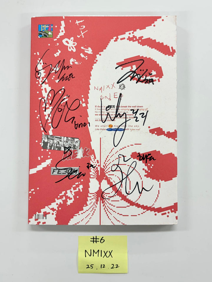 NMIXX "Fe3O4: BREAK" - Hand Autographed(Signed) Promo Album [25.12.22]