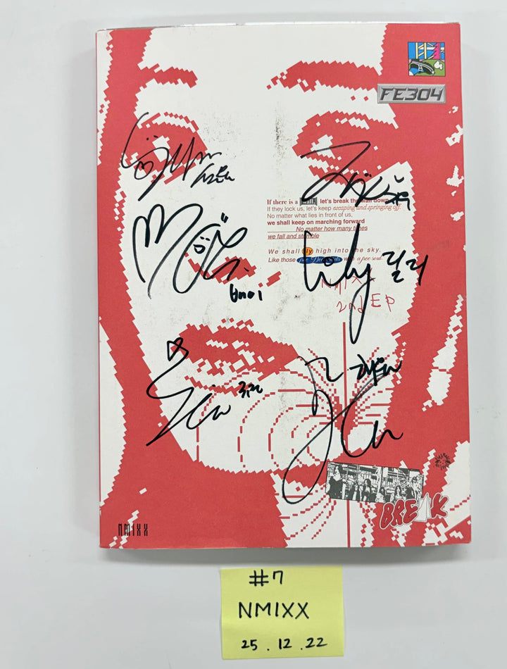 NMIXX "Fe3O4: BREAK" - Hand Autographed(Signed) Promo Album [25.12.22]