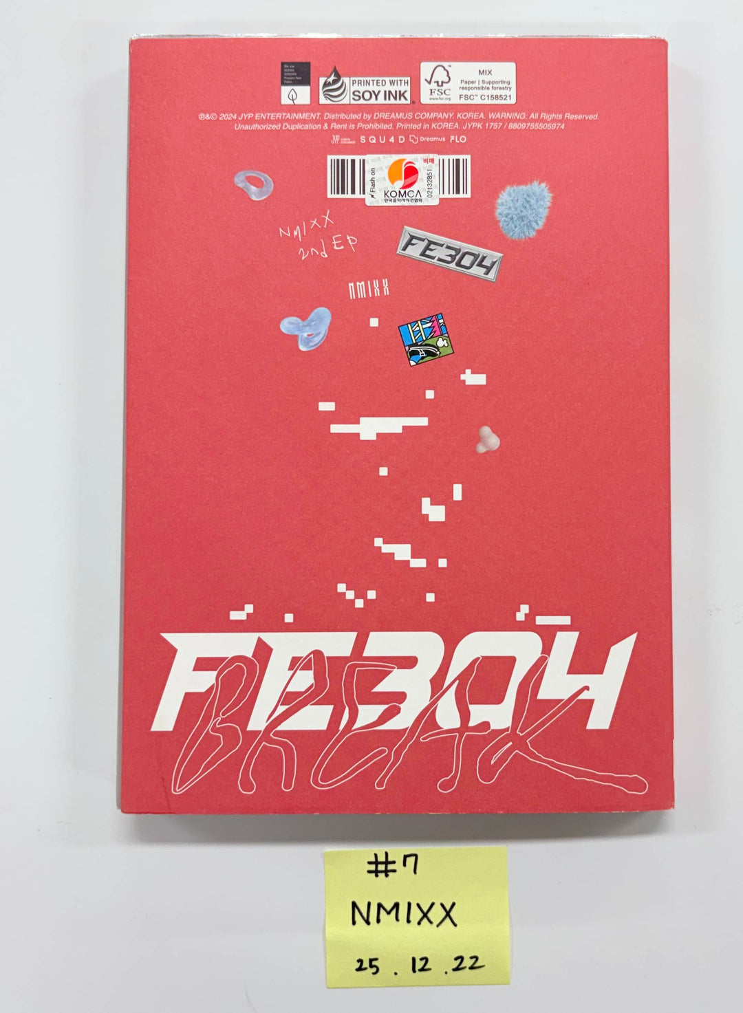 NMIXX "Fe3O4: BREAK" - Hand Autographed(Signed) Promo Album [25.12.22]