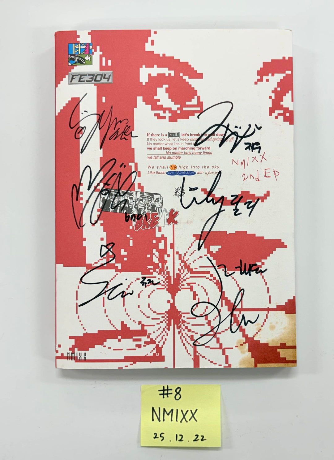 NMIXX "Fe3O4: BREAK" - Hand Autographed(Signed) Promo Album [25.12.22]
