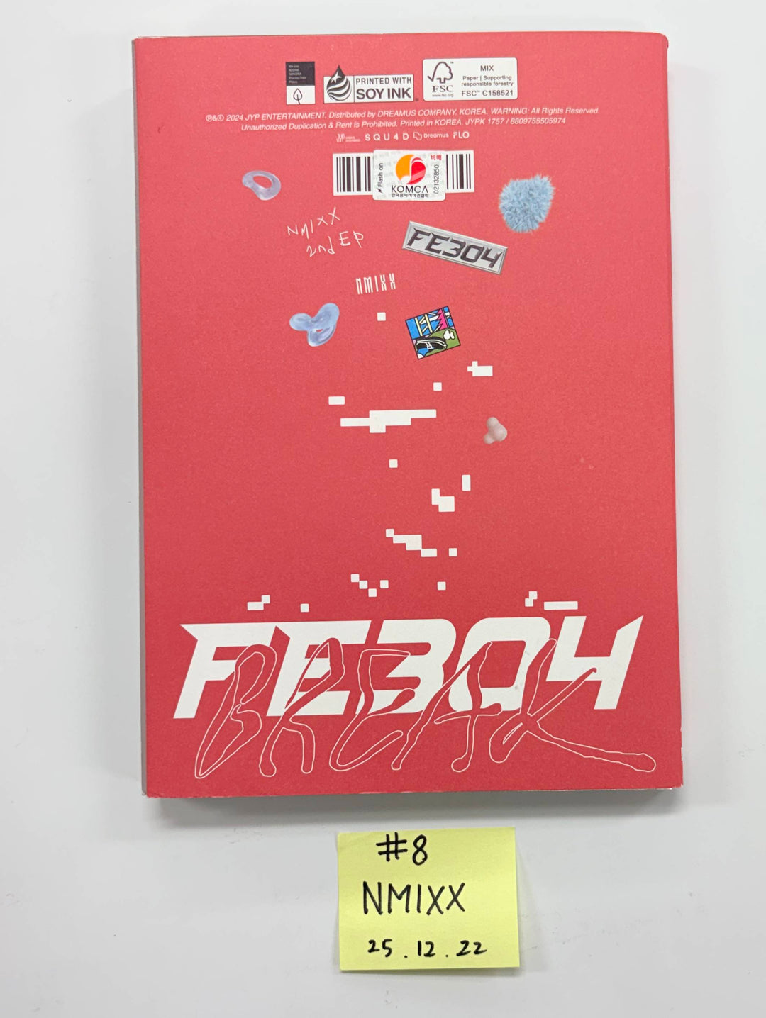 NMIXX "Fe3O4: BREAK" - Hand Autographed(Signed) Promo Album [25.12.22]