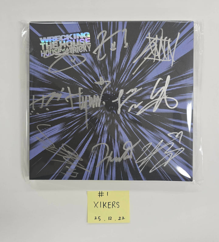 XIKERS "HOUSE OF TRICKY : WRECKING THE HOUSE" - Hand Autographed(Signed) Promo Album [25.12.22]