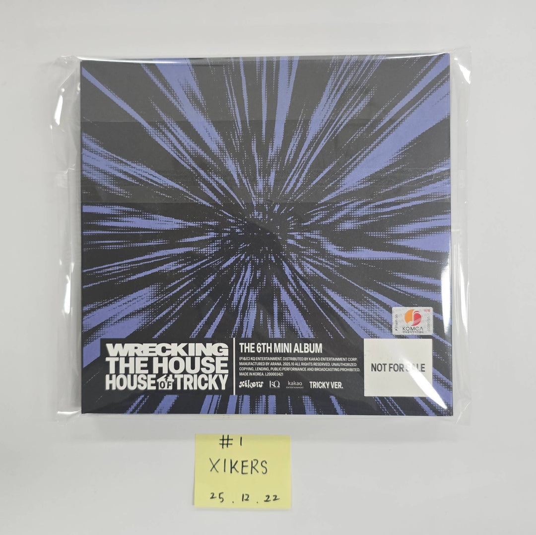 XIKERS "HOUSE OF TRICKY : WRECKING THE HOUSE" - Hand Autographed(Signed) Promo Album [25.12.22]