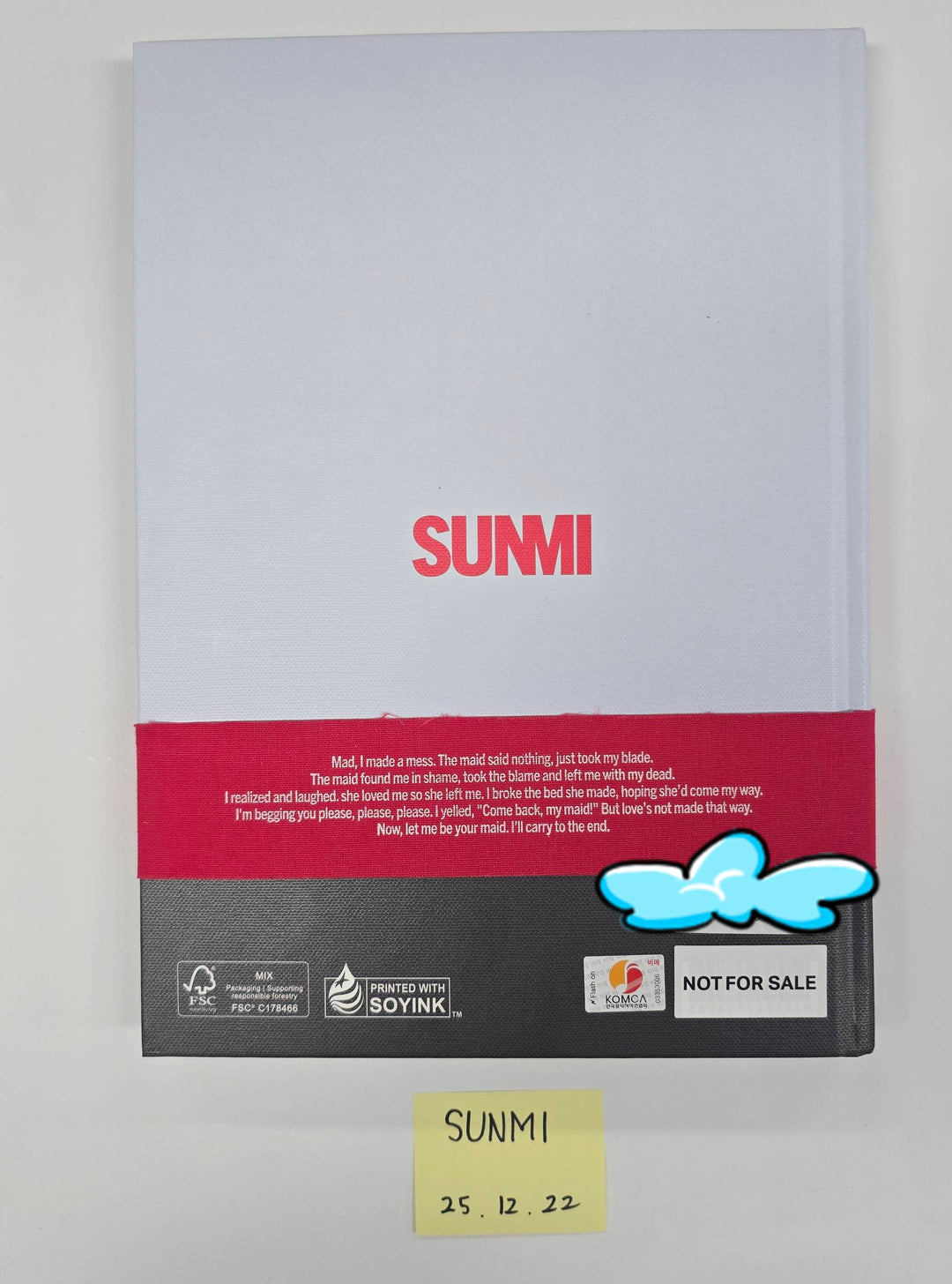 Sunmi "HEART MAID" - Hand Autographed(Signed) Promo Album [25.12.22]